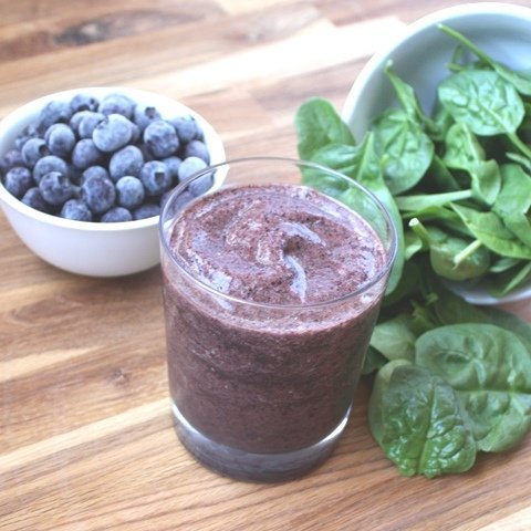 Blueberry And Spinach Shake Recipe