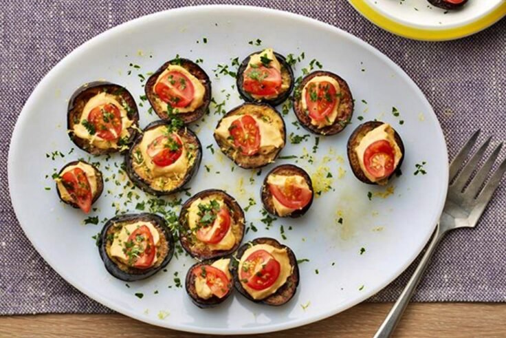 Middle-Eastern Eggplant Rounds Recipe