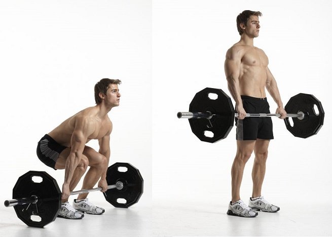 300 Workout barbell deadlift