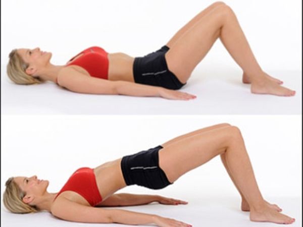 Thigh toning Bridge with Squeeze