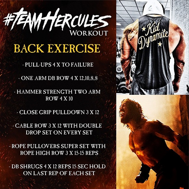  Rock Hercules Workout for Beginner