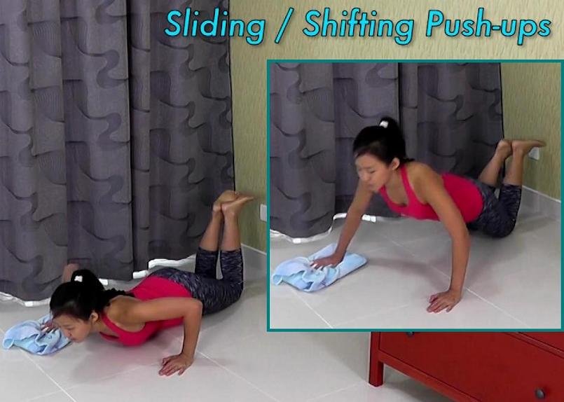 Shifting push-ups