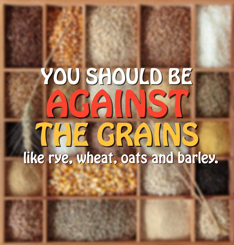 Protein from grains are bad