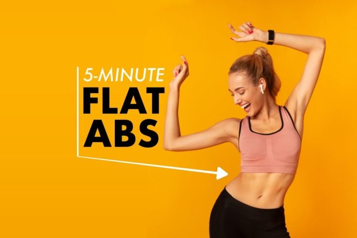 5-Minute No Rest Workout For Crazy, Flat Abs