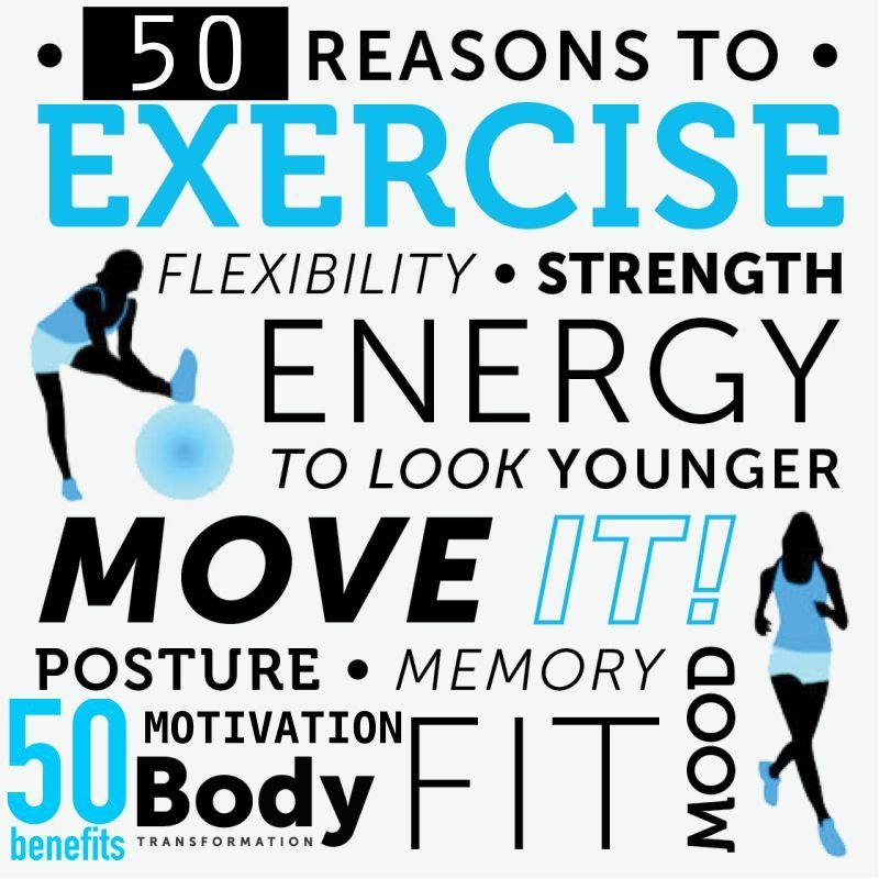 50 Reasons to exercise