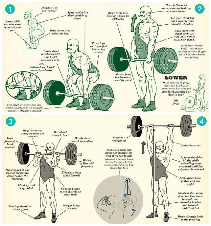 Deadlift To Overhead Press