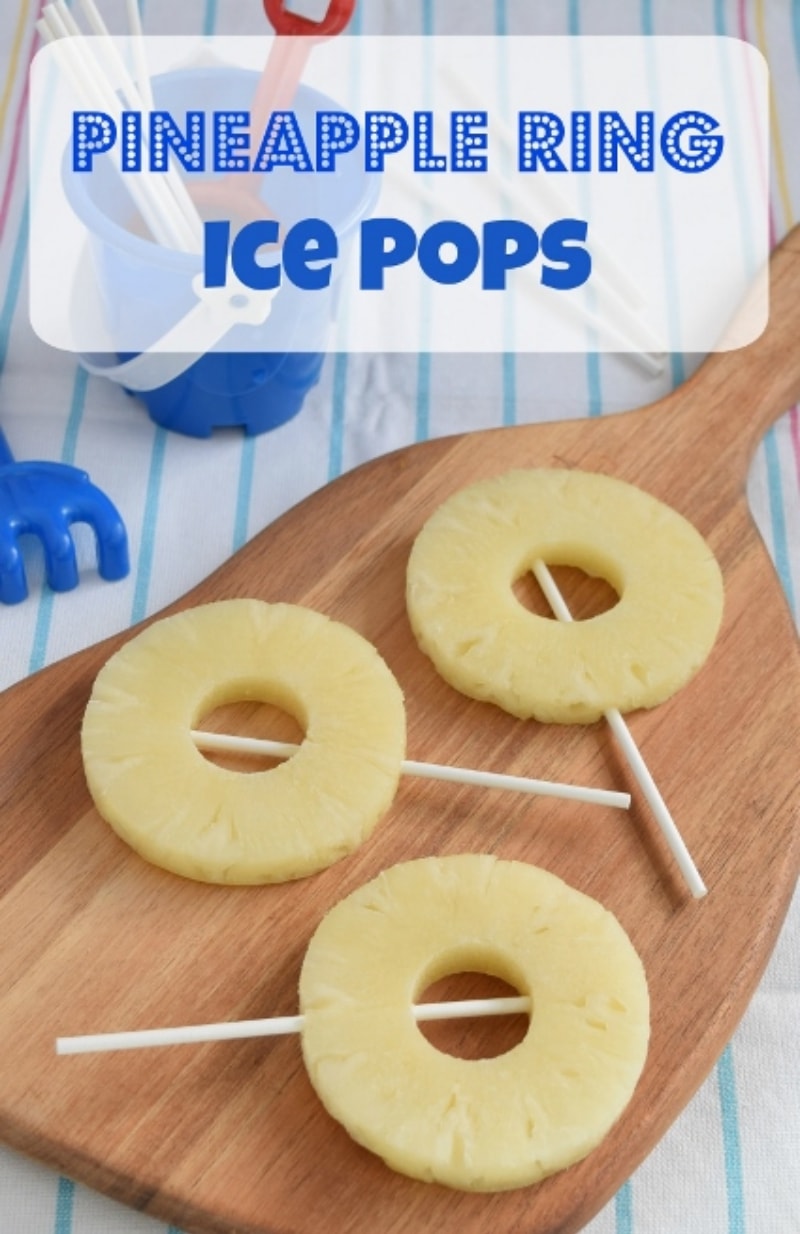 Pineapple Frozen Ice Pops