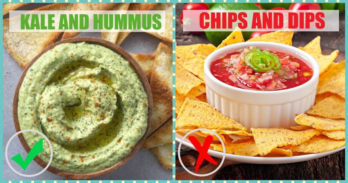 Junk Foods Substitutes - Chips and Dips