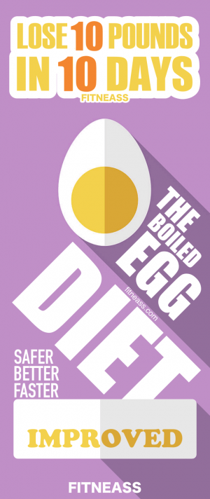 The Boiled Egg Diet Improved: Lose Weight Faster And Safer! - Fitneass