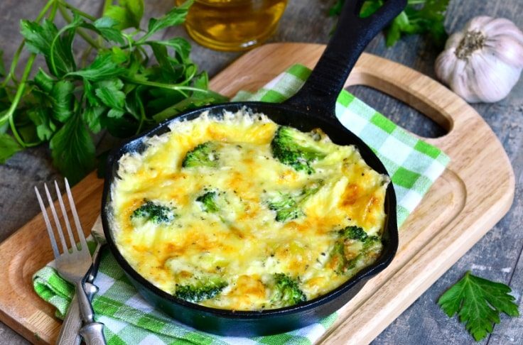 Healthy Recipes - Broccoli And Feta Omelet