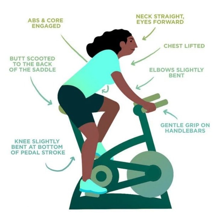 The Correct Posture On An Exercise Bike
