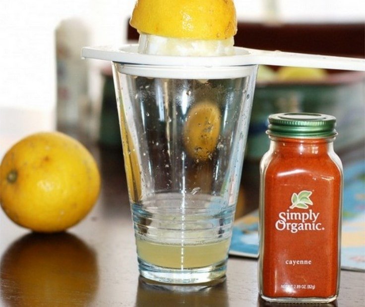 Detox Water Recipes - Lemon and Cayenne Pepper