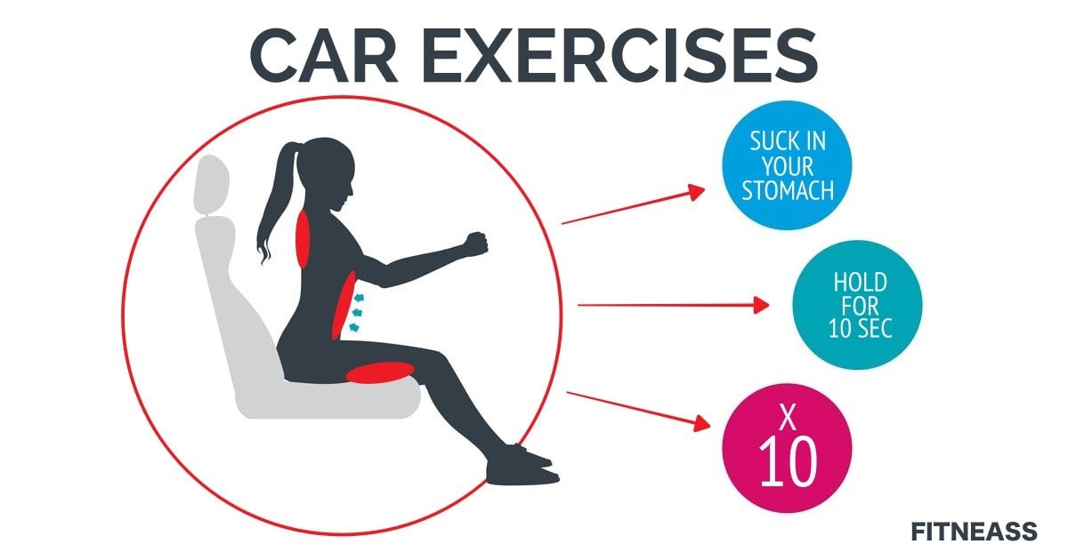 5 Simple Ways To Exercise In Your Car While You Commute