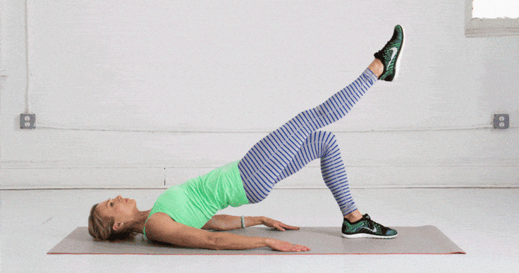 Full Body Workouts On A Mat - Single Leg Glute