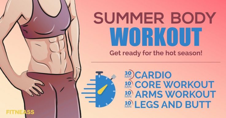 One Hour Summer Body Workout That Targets All Your Trouble Spots