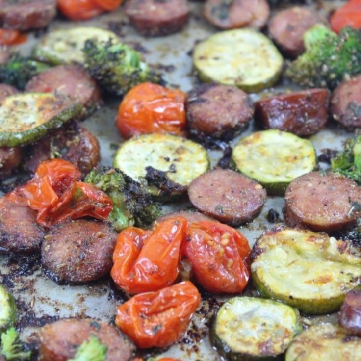 Whole30 Diet - One Pan Sausage And Veggies Recipe