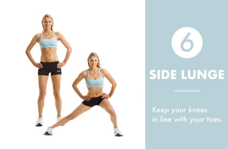 Bodyweight Exercises - Side Lunge
