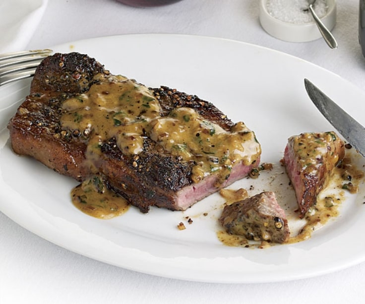 Romantic Dinner Ideas - Steak Au Poivre