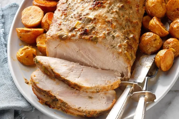 Healthy Christmas Dinner Recipes - Savory Pork Roast